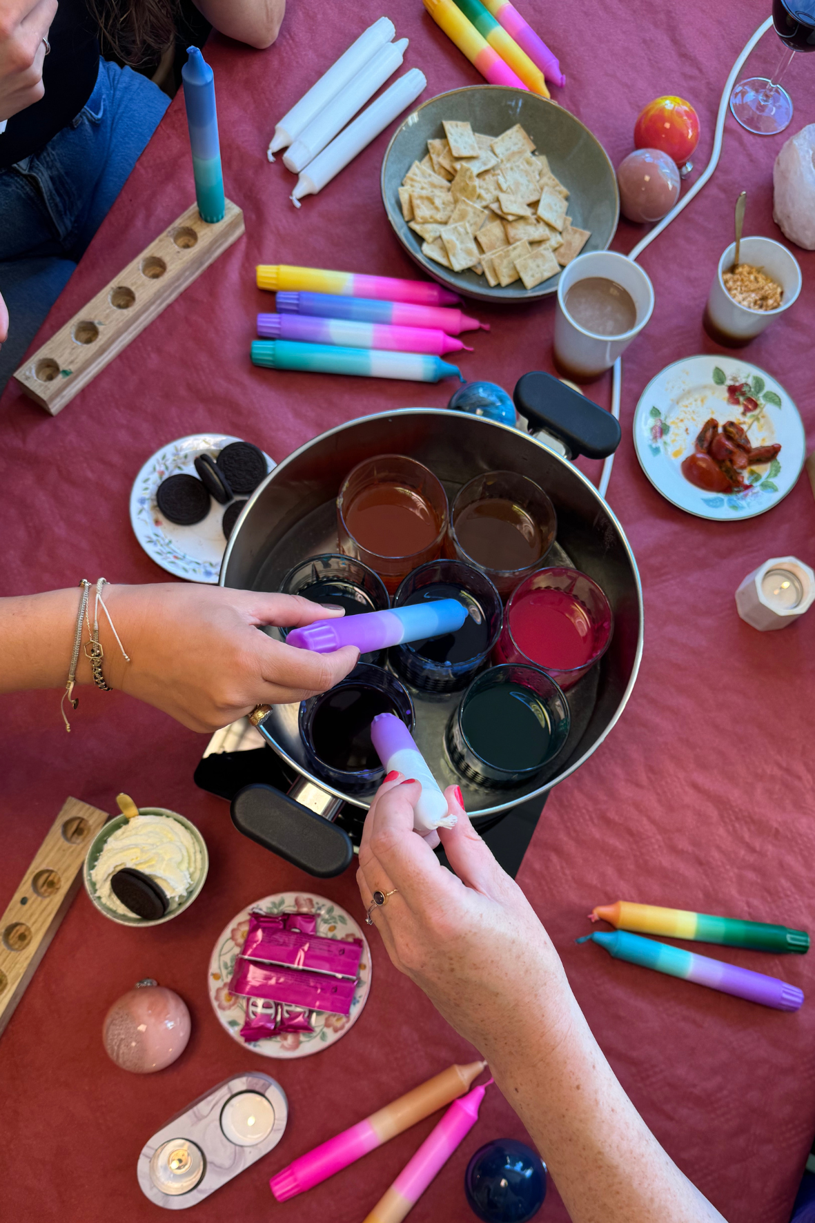 Creatief kinderfeestje thuis: Kaarsen-Dippen pakket