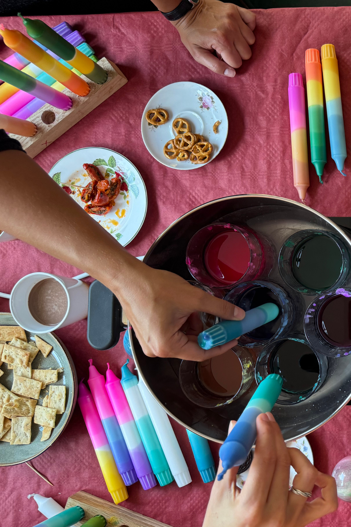 Creatief kinderfeestje thuis: Kaarsen-Dippen pakket