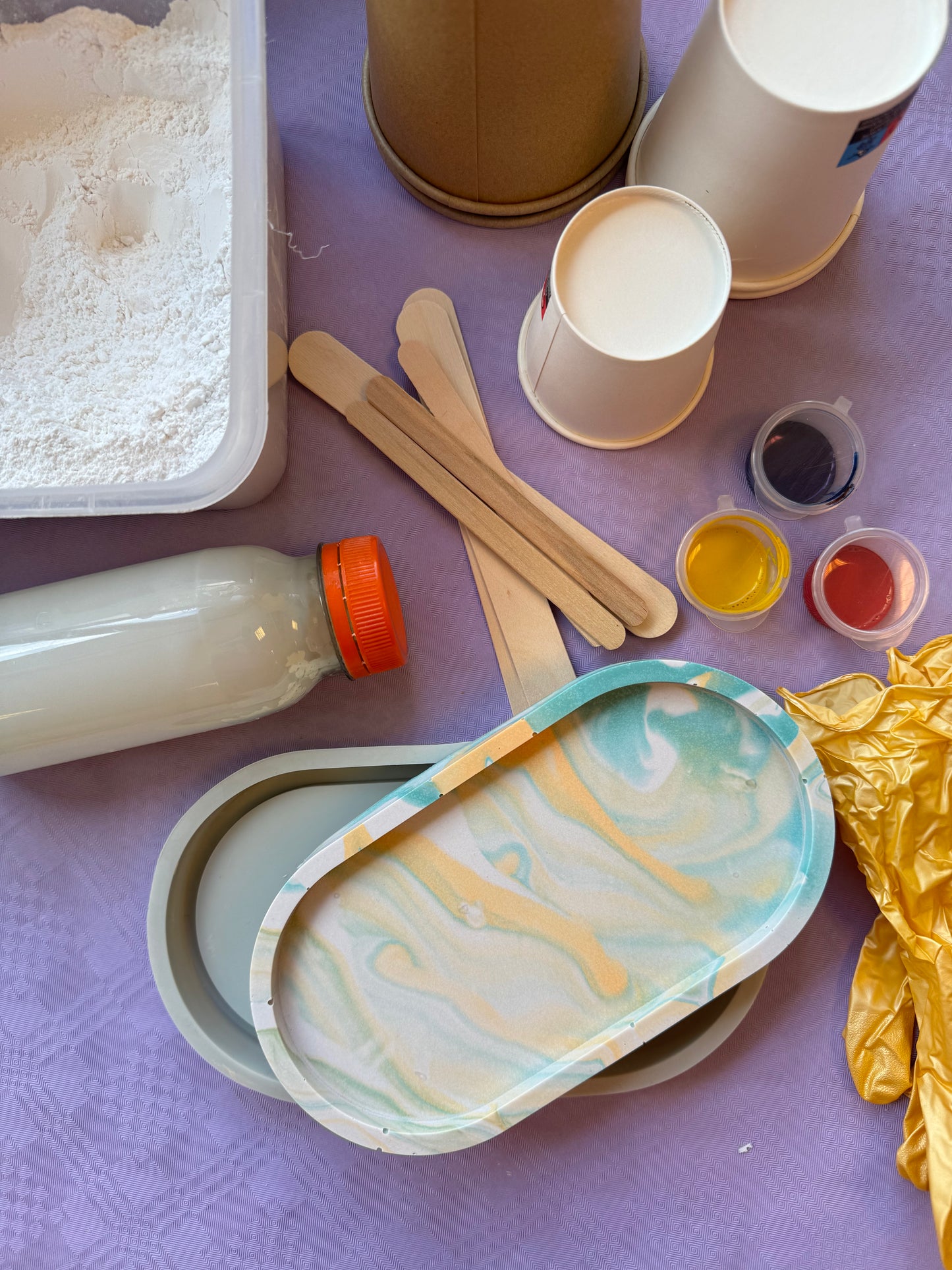Creatief Partijtje | Jesmonite pakket